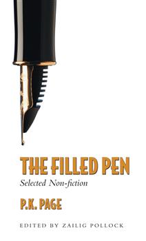 The Filled Pen: Selected Non-Fiction of P.K. Page