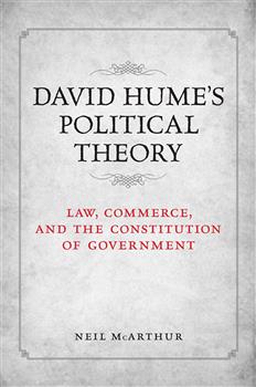 David Hume's Political Theory: Law, Commerce and the Constitution of Government