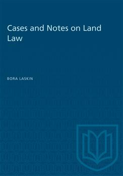 Cases and Notes on Land Law