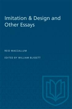 Imitation & Design and Other Essays