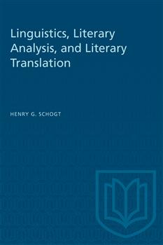 Linguistics, Literary Analysis, and Literary Translation