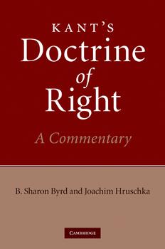 Kant's Doctrine of Right