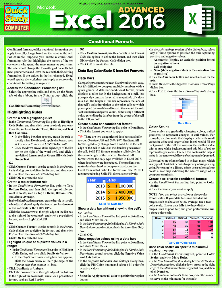 Excel 2016 Advanced