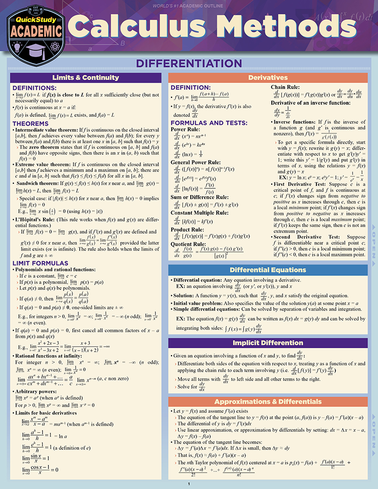 Calculus Methods Second Edition, New Edition, Updated & Revised